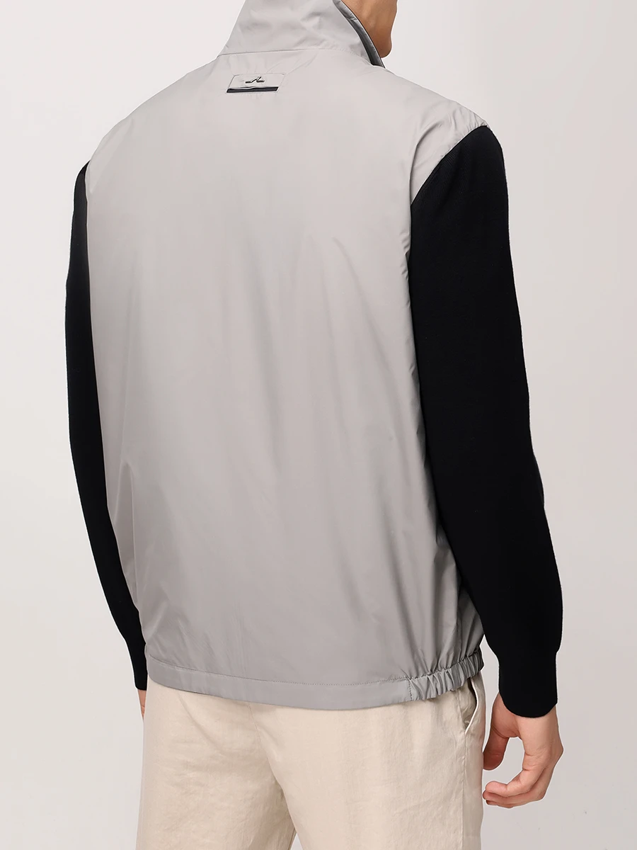 

Бомбер комбинированный, Серый, 25411727/387