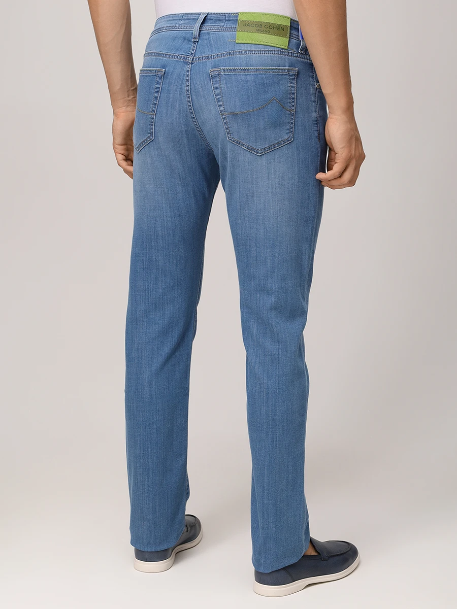 Джинсы Slim Fit хлопковые JACOB COHEN JUM_QE004 065 S4153 S1 300D Синий  Фото 3