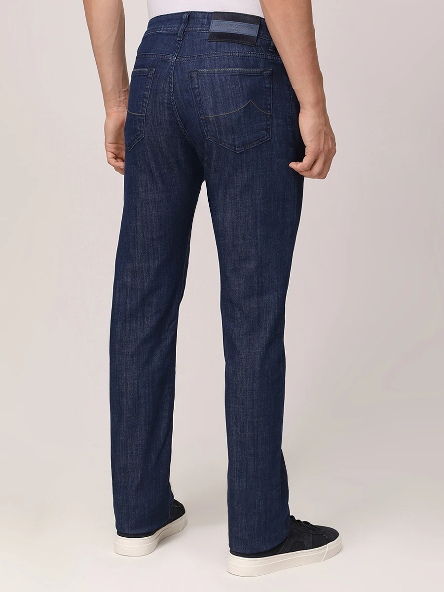 Джинсы Regular Fit хлопковые JACOB COHEN JUM_QE005 065 S4153 R2 100D Синий  Фото 3