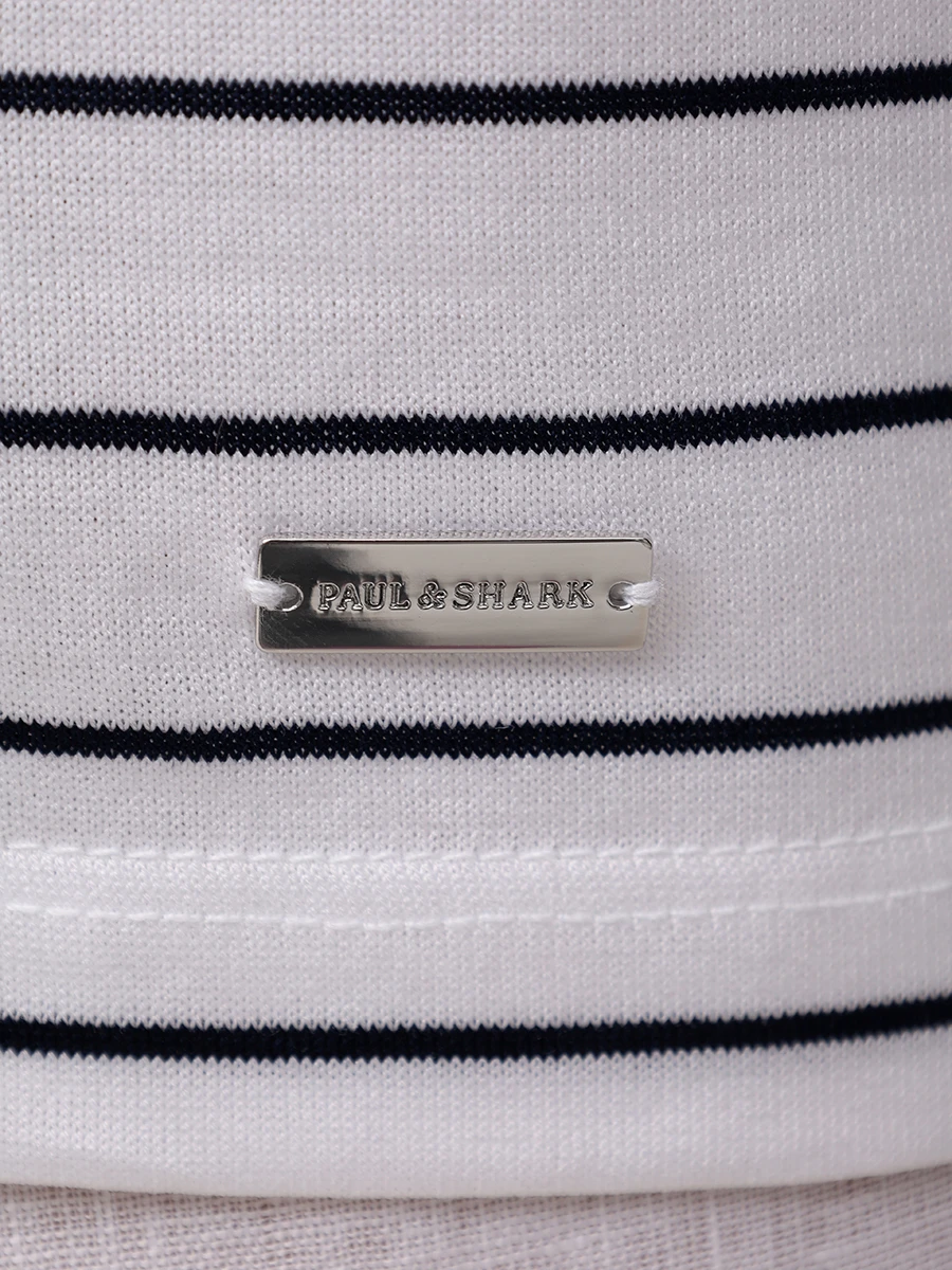Футболка хлопковая PAUL & SHARK 25451005/254 Черный  Фото 6