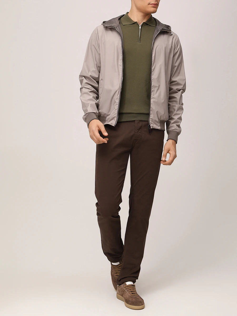 

Джинсы Slim Fit хлопковые, Коричневый, JUM_QE004 054 S2544 TR F19