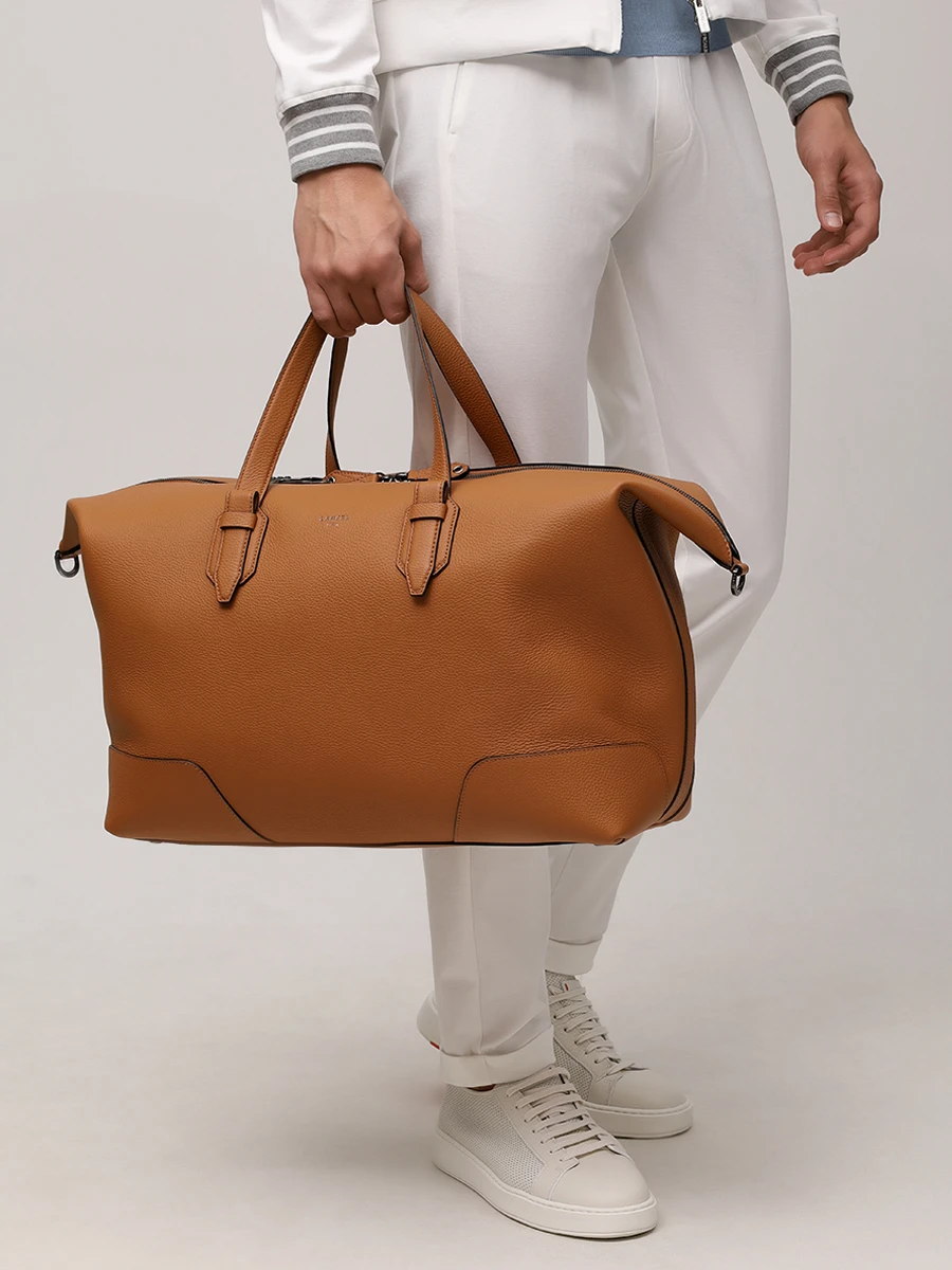 Сумка кожаная LANCEL A13430 20 Коричневый  Фото 2