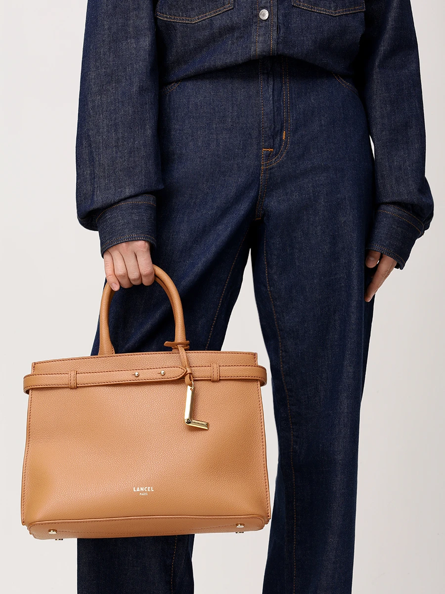 Сумка кожаная Faubourg LANCEL A13528 20 Коричневый  Фото 2