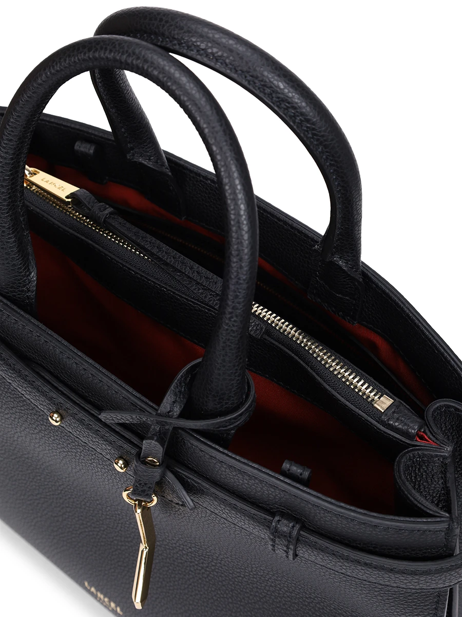 Сумка кожаная Faubourg LANCEL A13528 10 Черный  Фото 4