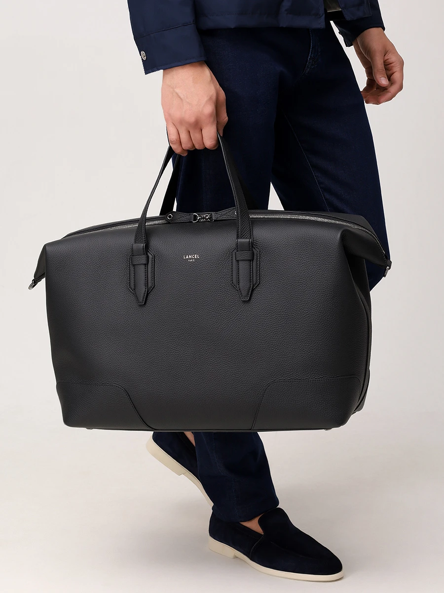 Сумка кожаная LANCEL A13430 10 Черный  Фото 2