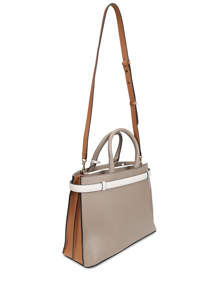 Сумка кожаная LANCEL A13548 LL Коричневый  Фото 3