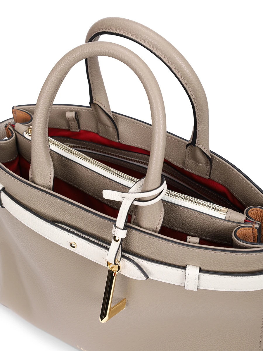 Сумка кожаная LANCEL A13548 LL Коричневый  Фото 4