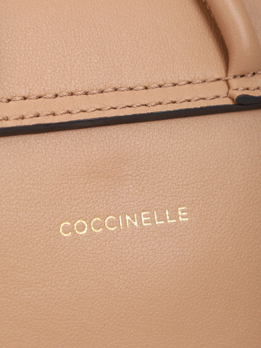Сумка кожаная COCCINELLE E1 SGF 15 01 01/N71 Бежевый  Фото 5