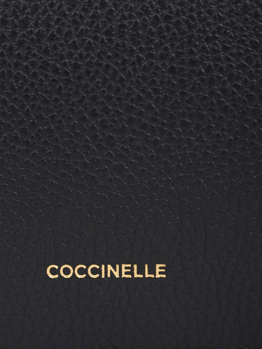 Сумка кожаная COCCINELLE E1 QTF 15 03 01/001 Черный  Фото 5