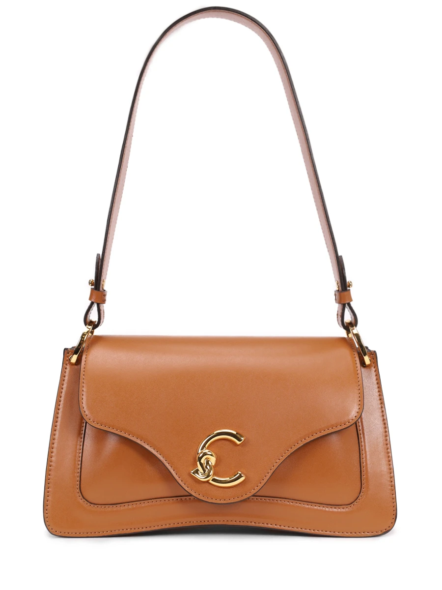 Сумка кожаная COCCINELLE E1 SSK12 01 01/W12 Коричневый 