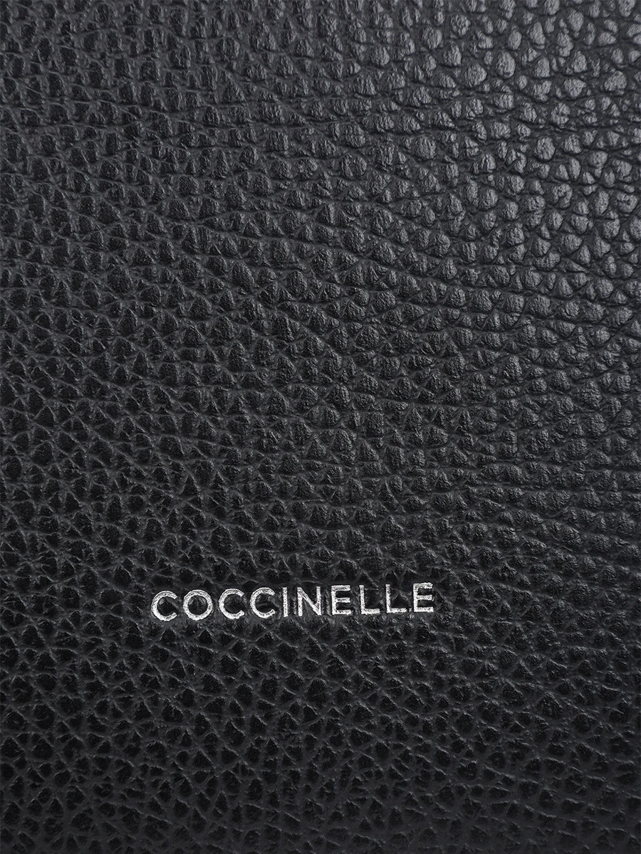 Сумка кожаная COCCINELLE E1 RCK 12 01 02/001 Черный  Фото 5