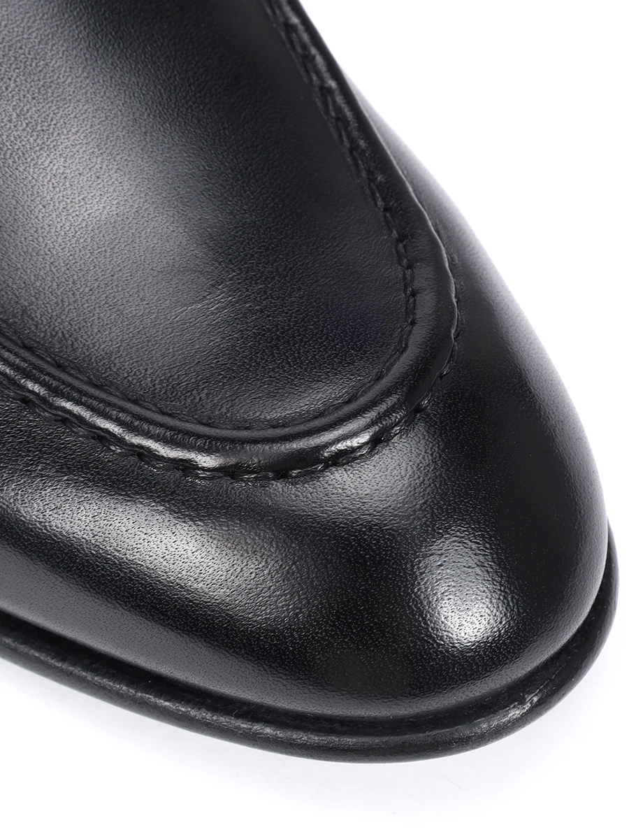 

Лоферы кожаные, Черный, 12277