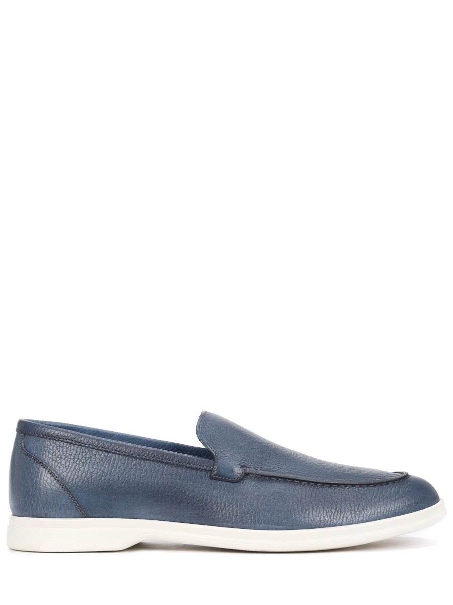 

Лоферы кожаные, Синий, 12275