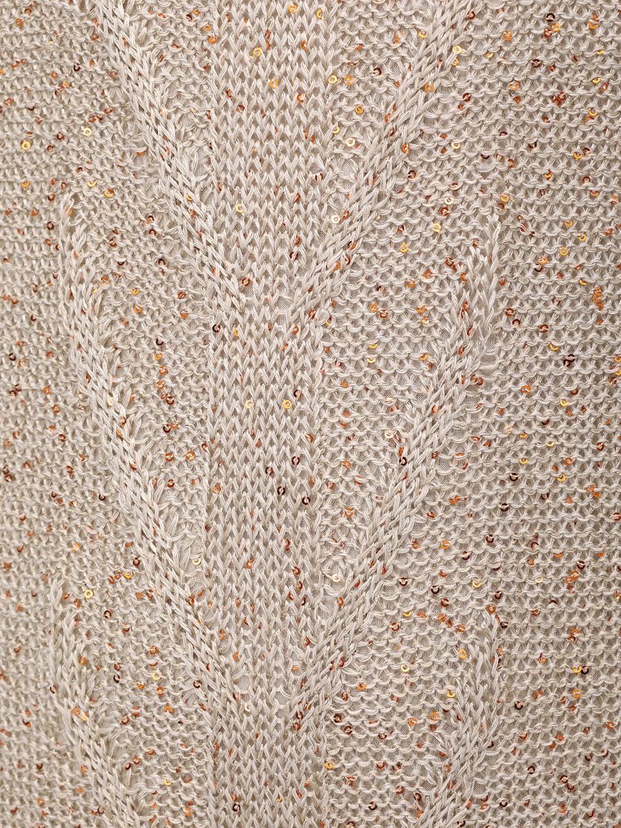 Платье с пайетками PANICALE D360928AB 0230 Коричневый  Фото 6