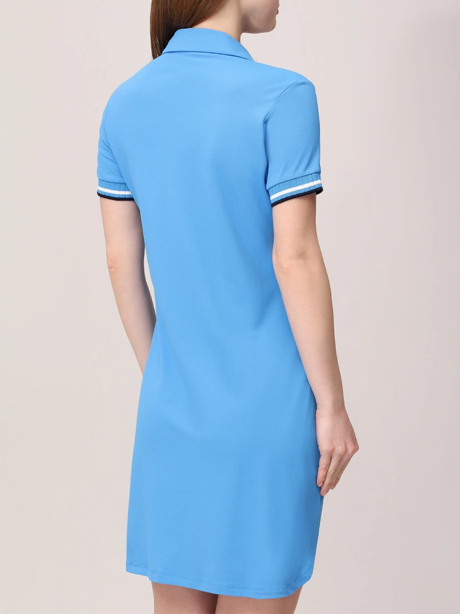 Платье однотонное Viviana CHERVO V0048-T0304-5003 VIVIANA Голубой  Фото 3