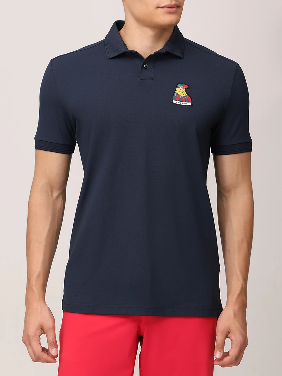 Поло Alonzo CHERVO A1182-T0304-599 ALONZO Синий  Фото 4