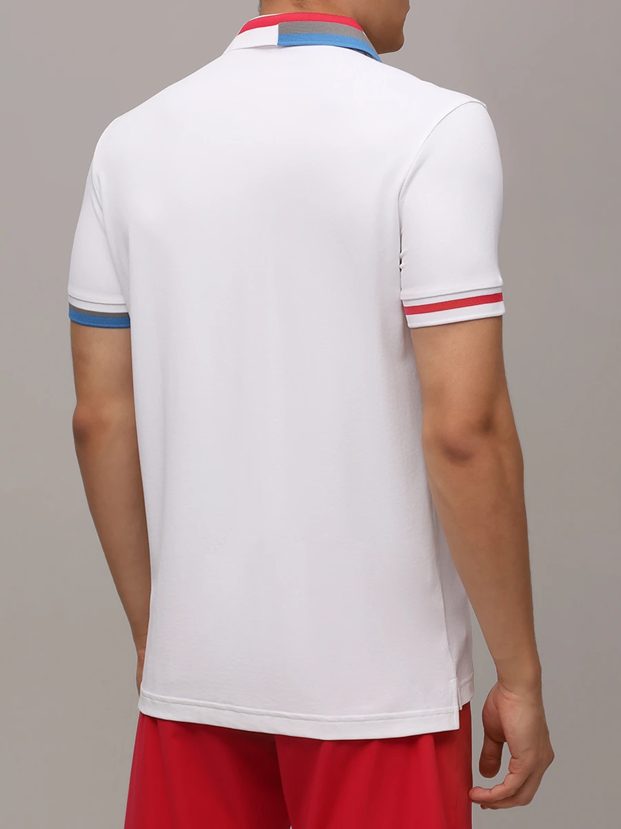 Поло Allarme CHERVO A1183-T0304-100 ALLARME Белый  Фото 3