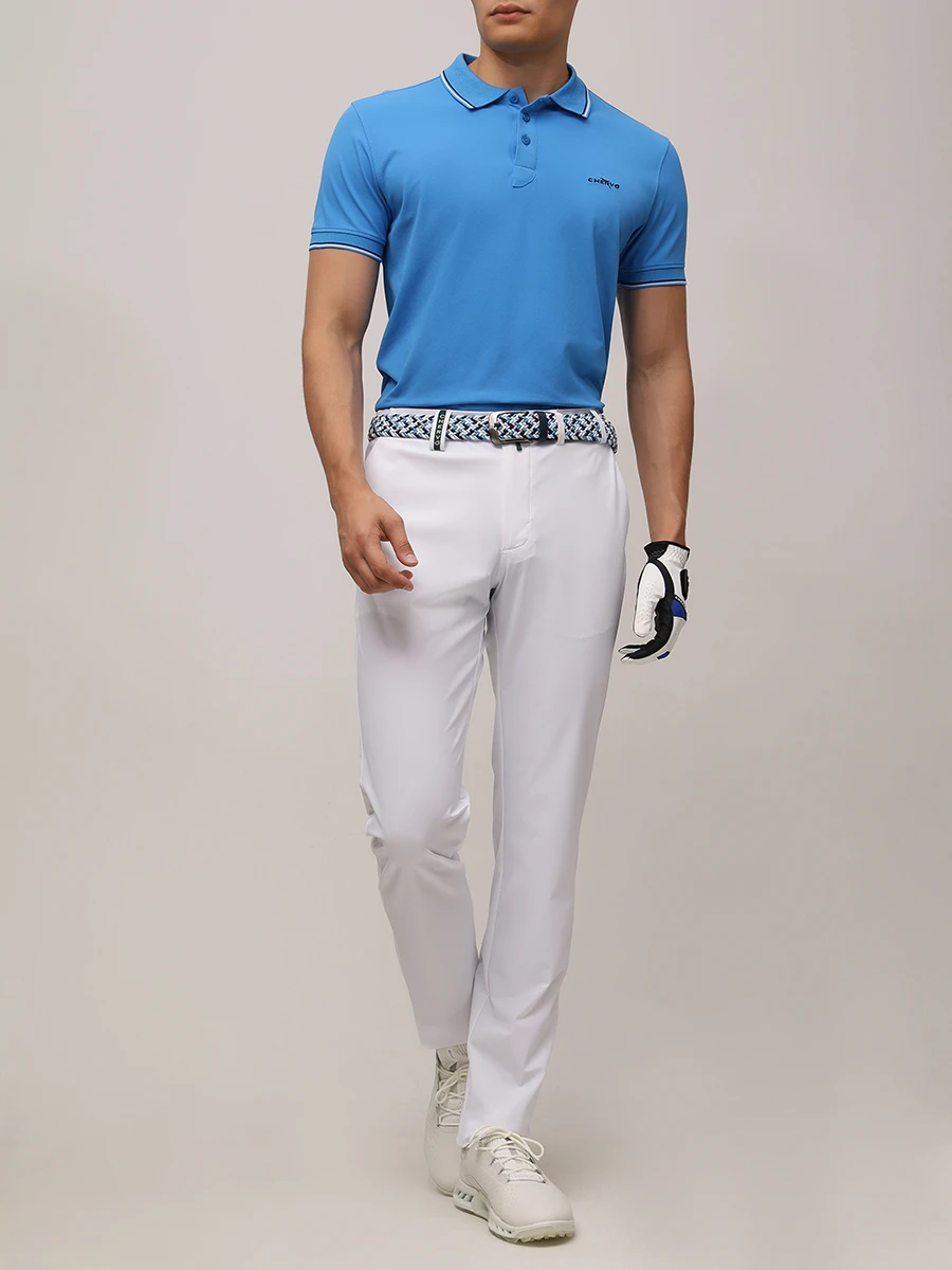 Поло Airton CHERVO A0217-T0304-5003 AIRTON Голубой  Фото 2