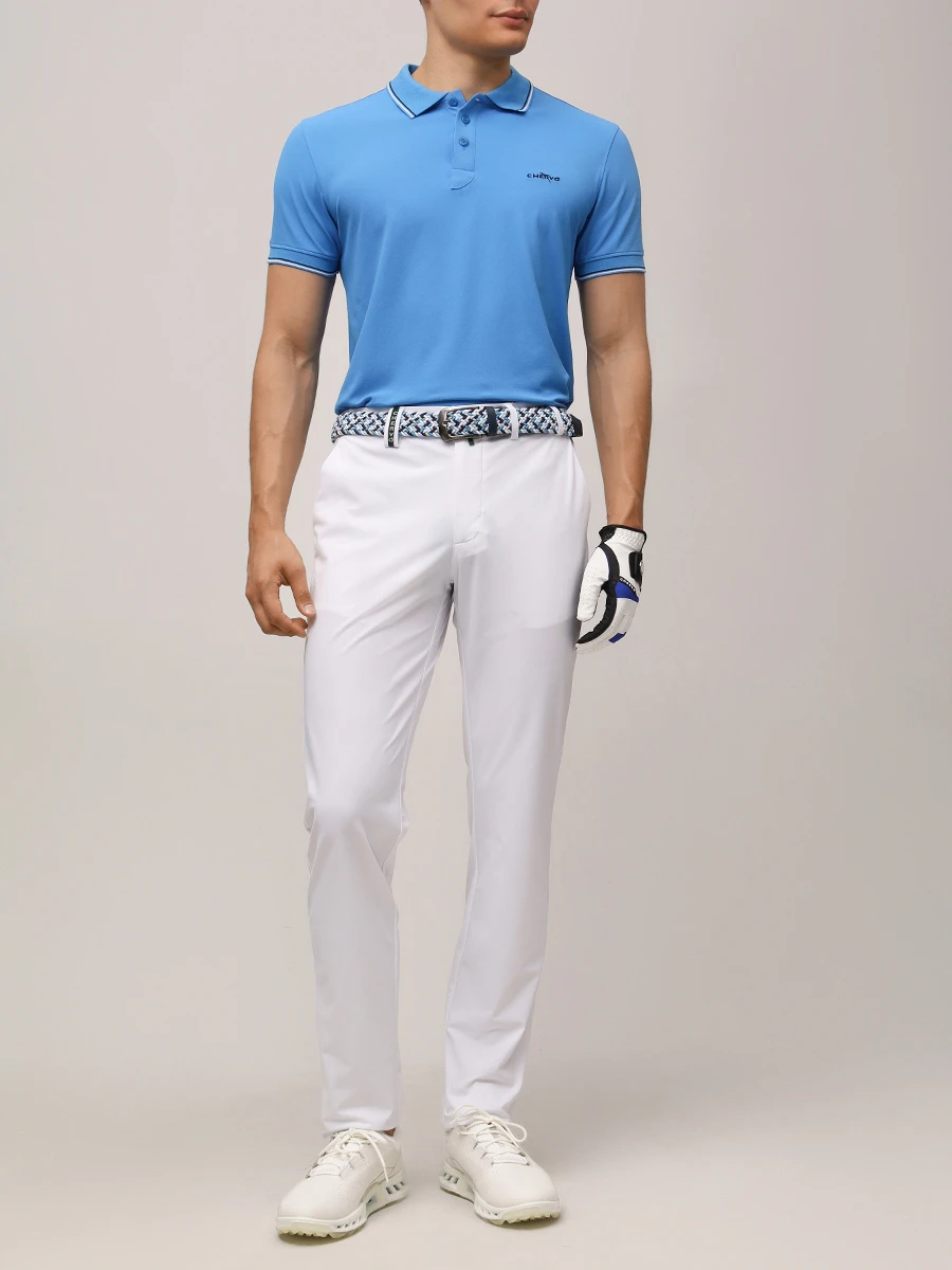 Брюки Sassetto CHERVO S0151-T0056-100 SASSETTO Белый  Фото 2