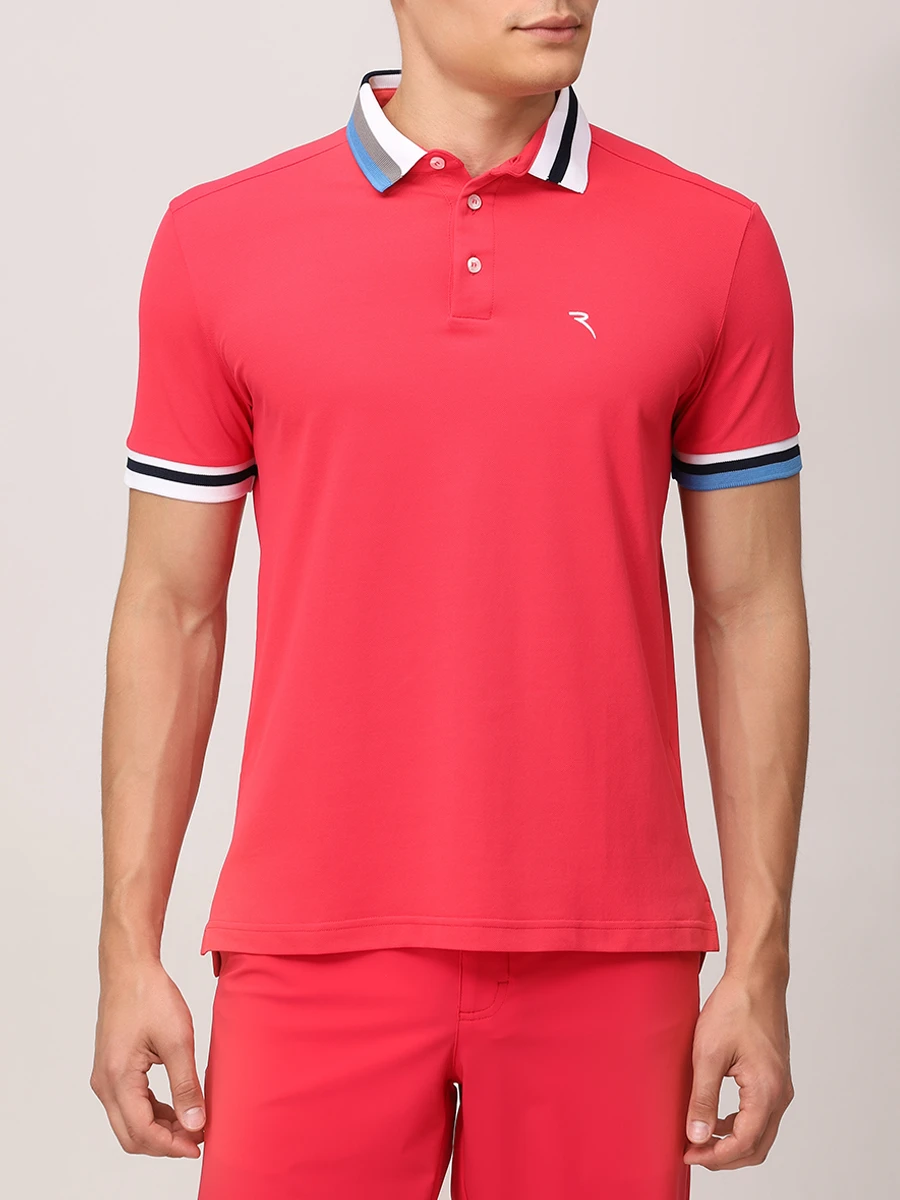 Поло Allarme CHERVO A1183-T0304-844 ALLARME Розовый  Фото 4