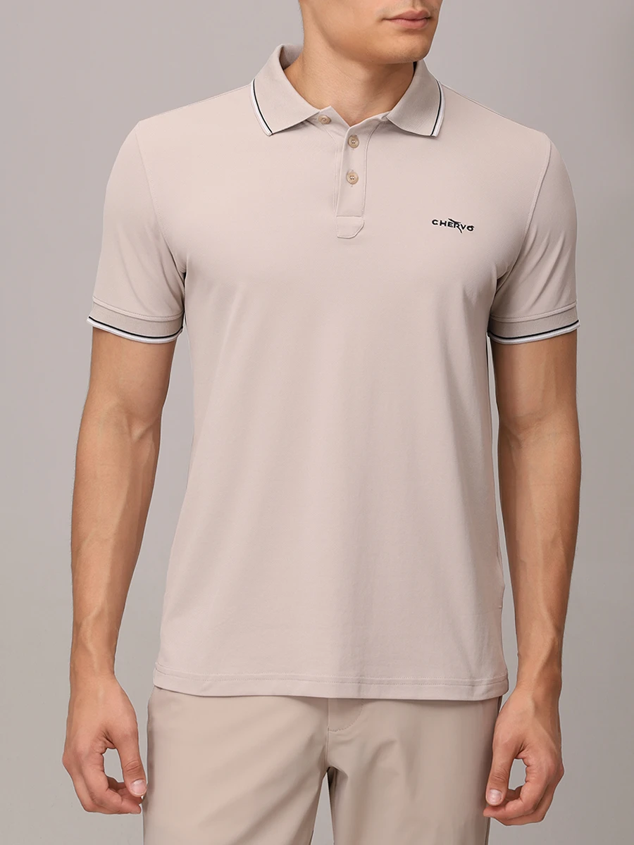 Поло Airton CHERVO A0217-T0304-4006 AIRTON Бежевый  Фото 4