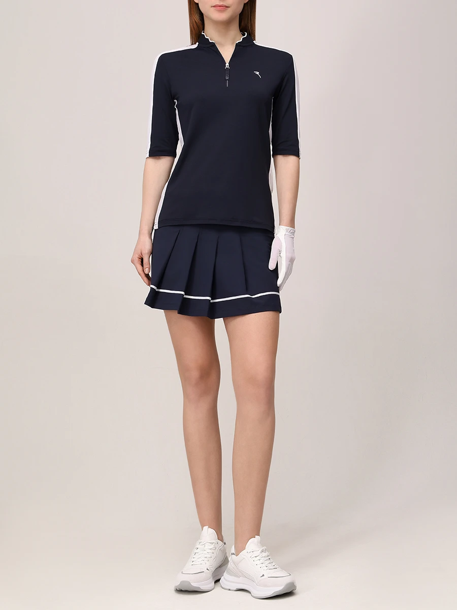 Поло с логотипом Alisia CHERVO A1162-T0276-599 ALISIA Синий  Фото 2