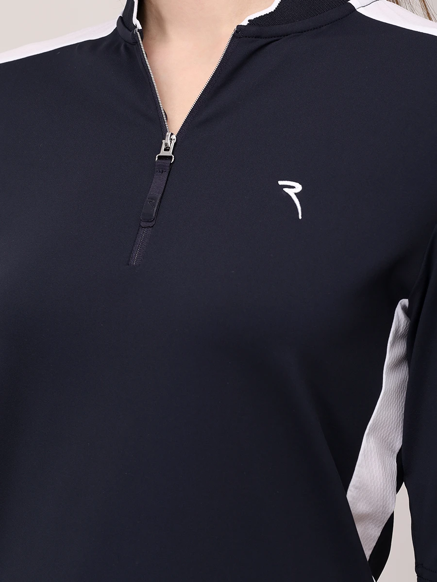 Поло с логотипом Alisia CHERVO A1162-T0276-599 ALISIA Синий  Фото 5