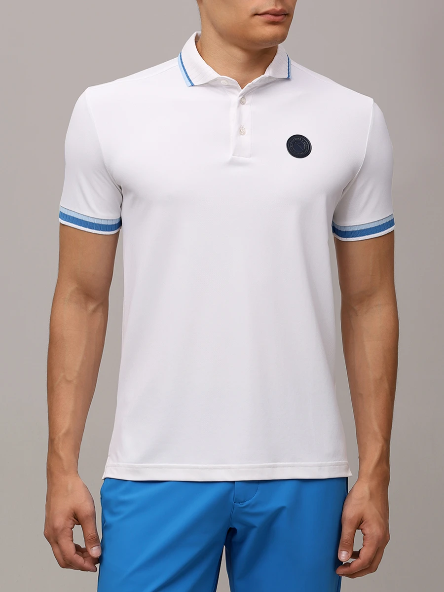 Поло Almanaco CHERVO A1184-T0304-100 ALMANACCO Белый  Фото 4