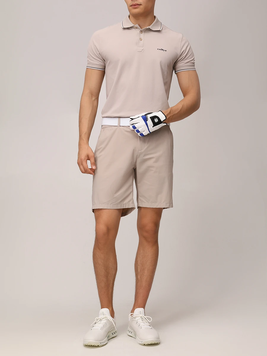 Шорты Golfista CHERVO G0208-T0125-4006 GOLFISTA Бежевый  Фото 2