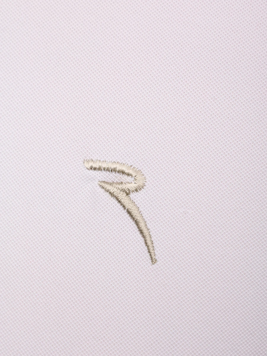 Поло с логотипом Avarizia CHERVO A1172-T0110-A02 AVARIZIA Бежевый  Фото 6