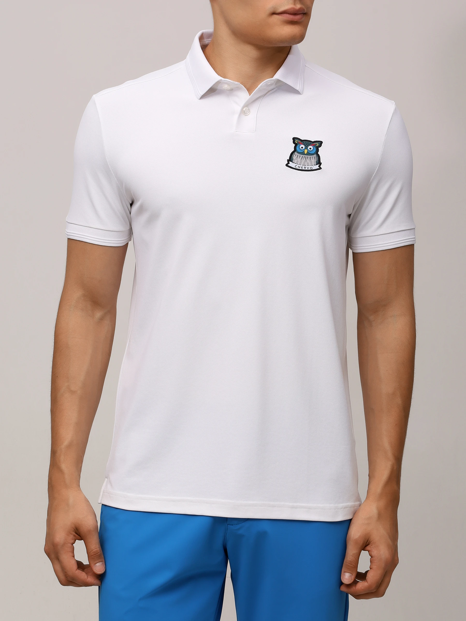 Поло Alonzo CHERVO A1182-T0304-100 ALONZO Белый  Фото 4