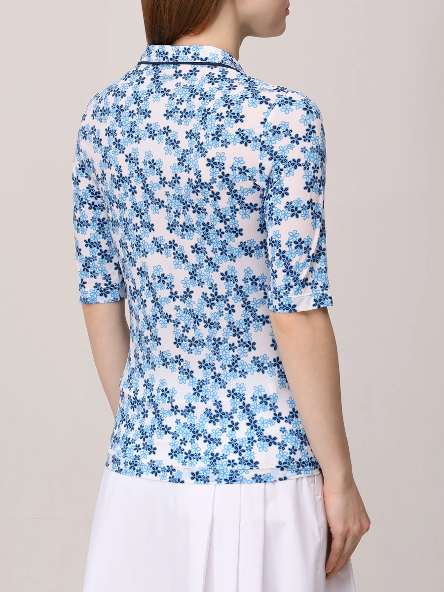 Поло с принтом Agadir CHERVO A1175-T0339-070A AGADIR Белый  Фото 3