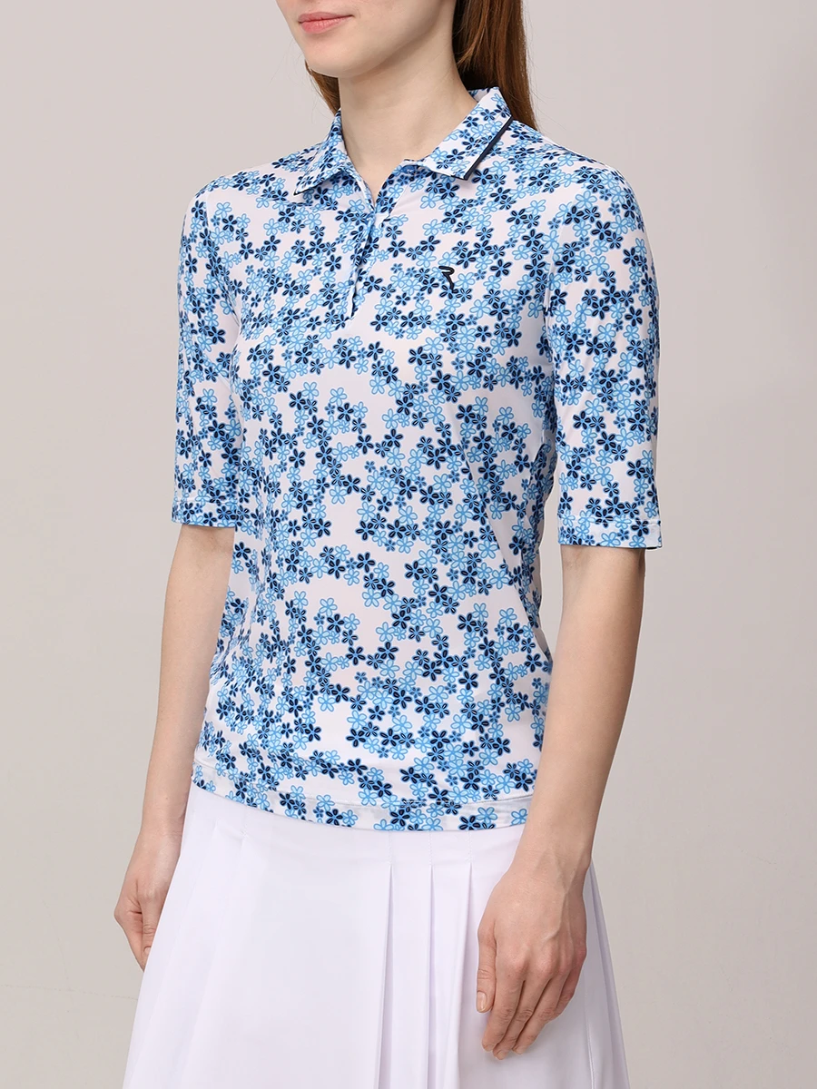 Поло с принтом Agadir CHERVO A1175-T0339-070A AGADIR Белый  Фото 4