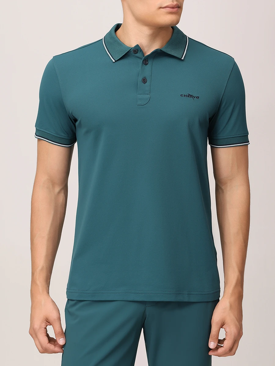 Поло Airton CHERVO A0217-T0304-644 AIRTON Зеленый  Фото 4