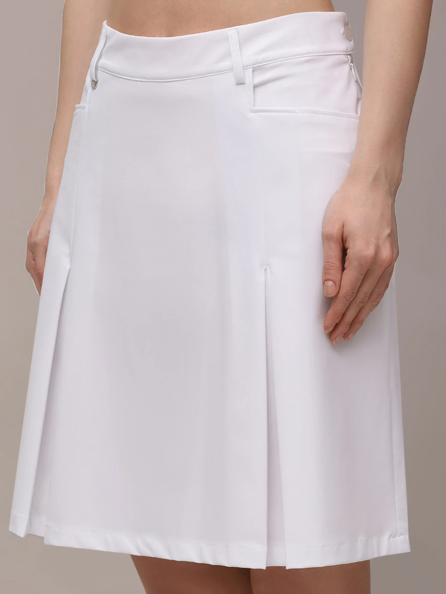 Юбка однотонная Jada CHERVO J0021-T0056-100 JADA Белый  Фото 4