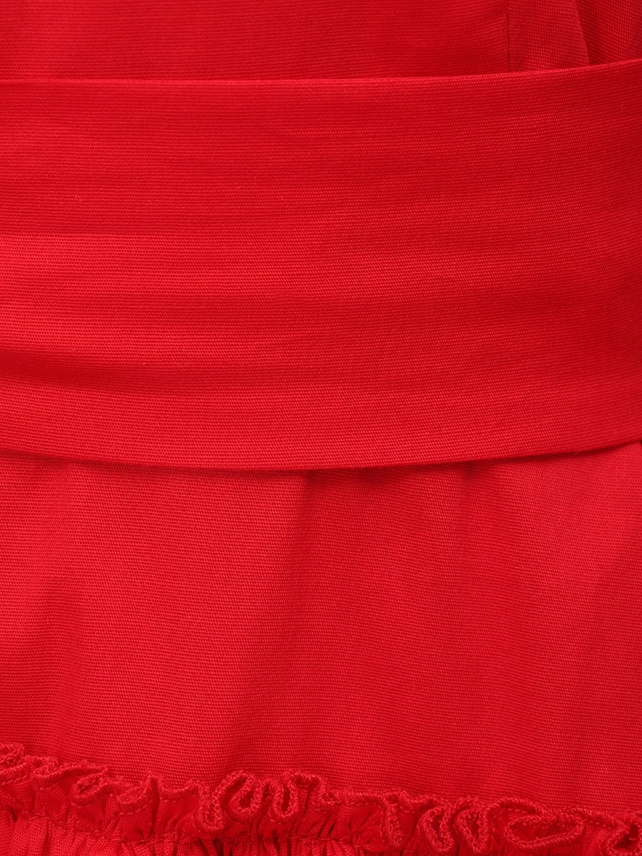Платье Rosie хлопковое CHRISTINA BERLA Rosie Dress red Красный  Фото 6