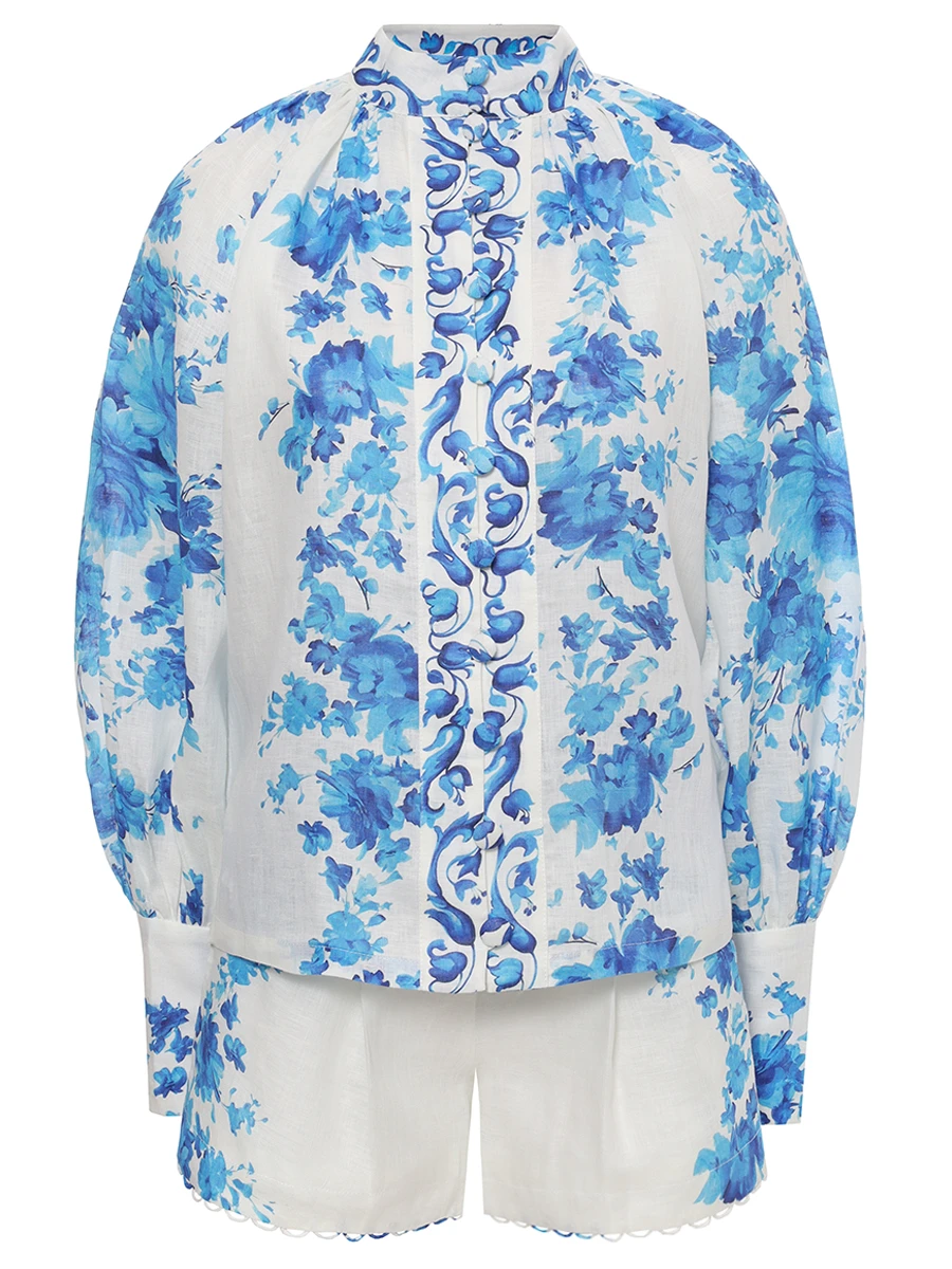 Костюм Scarlett льняной CHRISTINA BERLA Scarlett Suit JUL23379_VAR1 Белый 