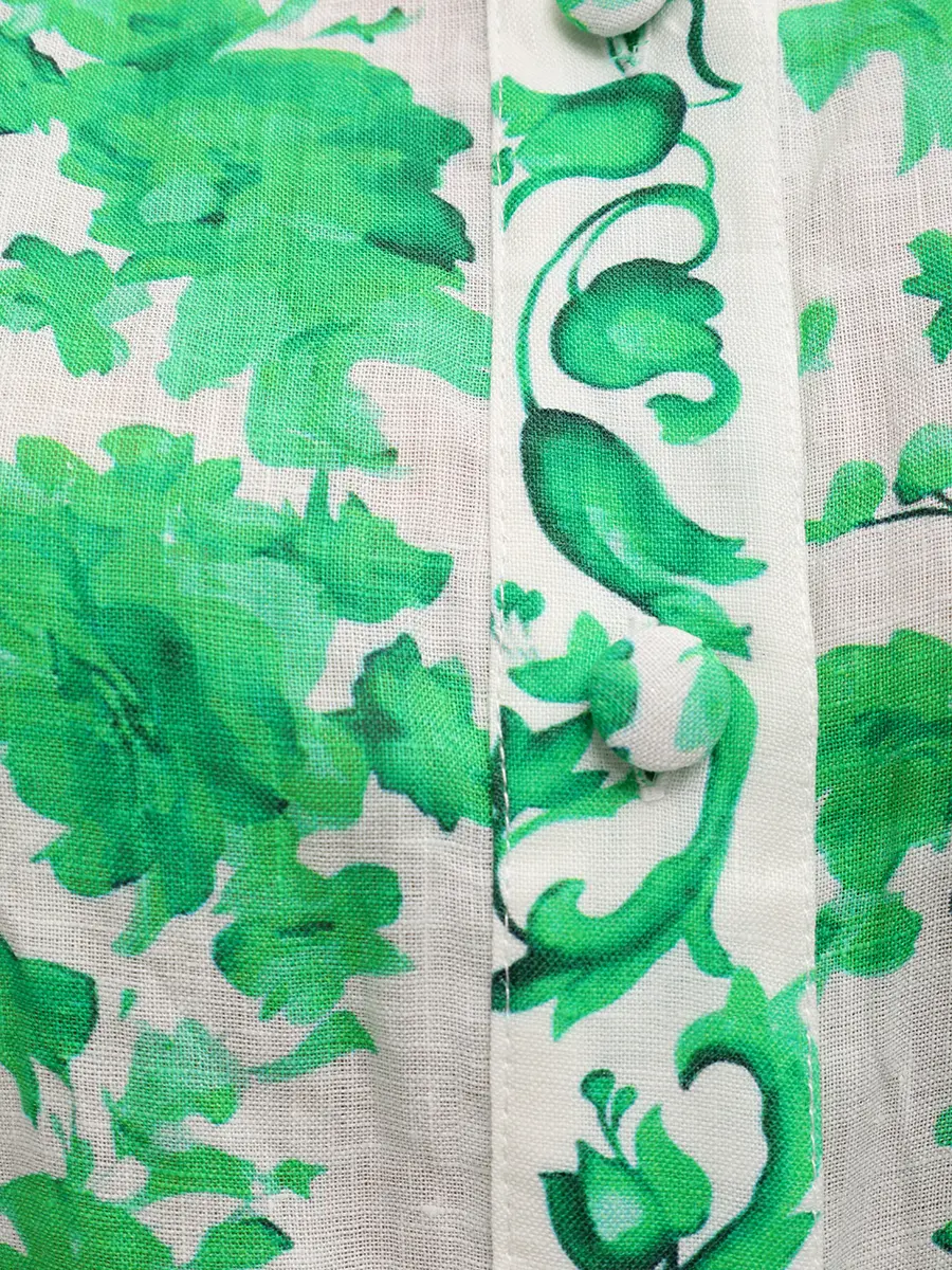 Платье льняное CHRISTINA BERLA Luna Dress JUL23379_VAR3 Белый  Фото 6