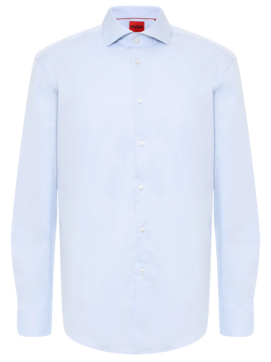 Рубашка Slim Fit хлопковая HUGO 50482056/459 Голубой 