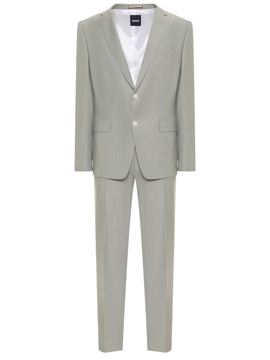Костюм Slim Fit шерстяной BOSS 50540759/330 Зеленый 