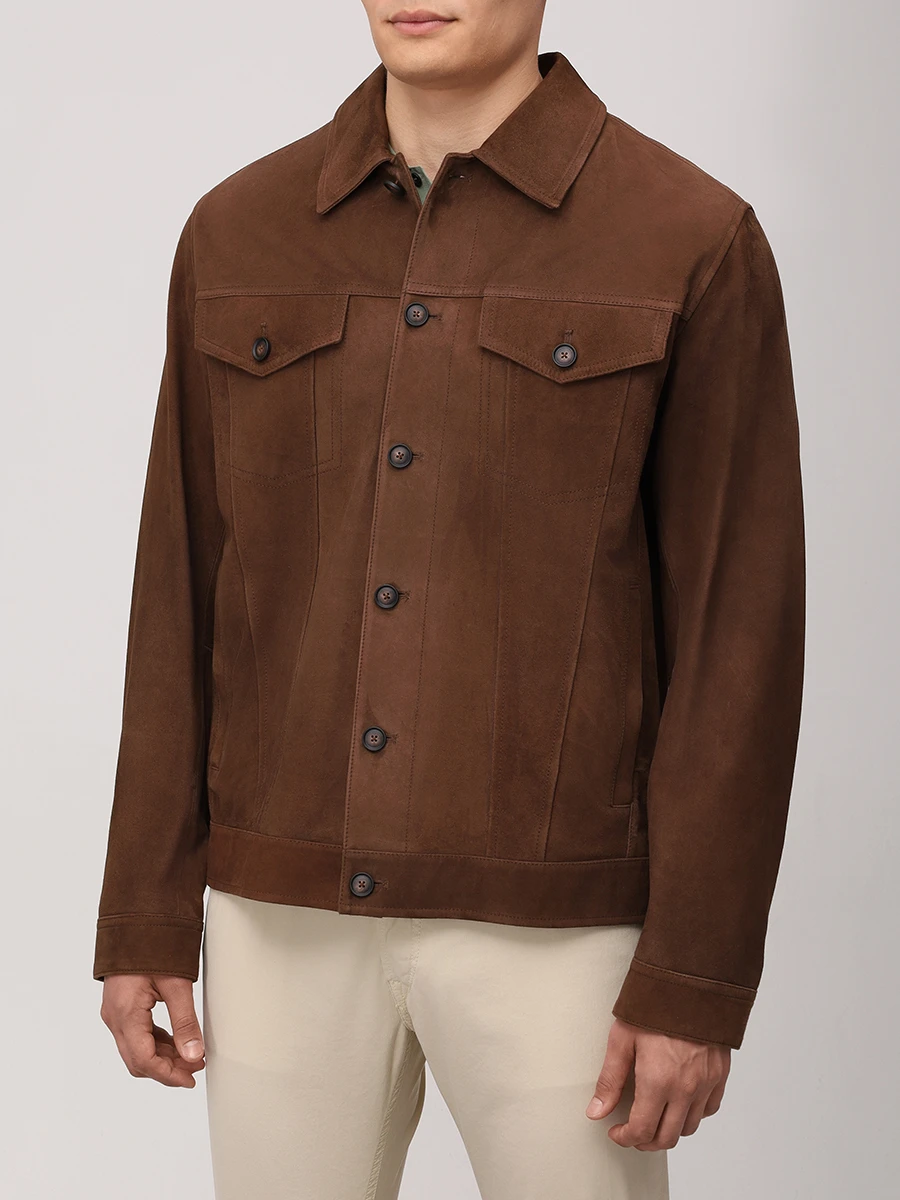 

Куртка замшевая, Коричневый, 50538002/204