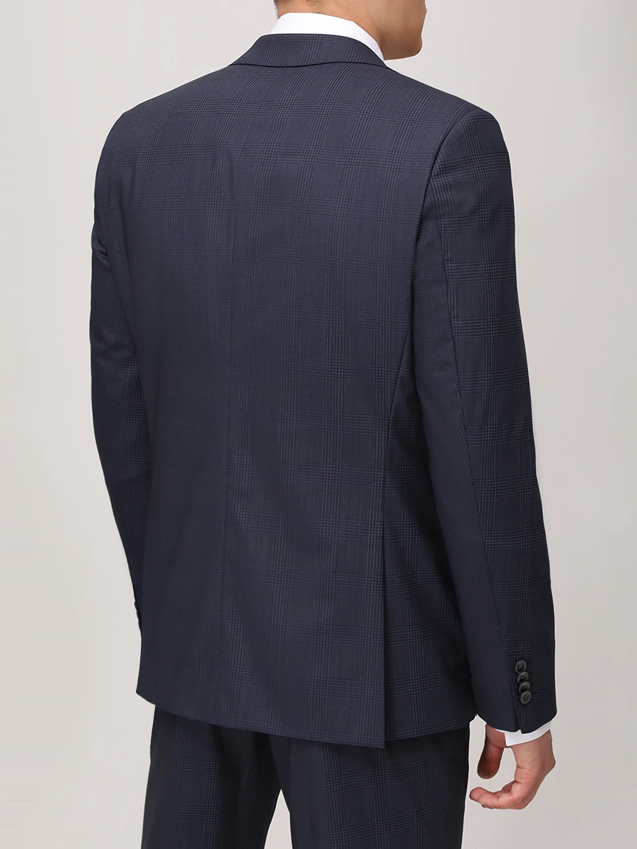 Костюм Regular Fit шерстяной BOSS 50540757/404 Синий  Фото 3