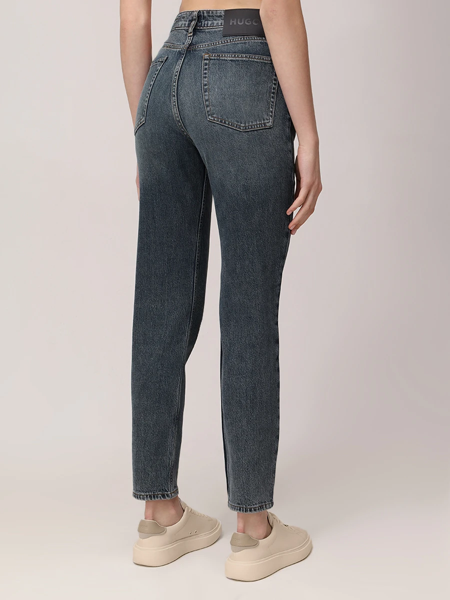 

Джинсы Mom хлопковые, Синий, 50530317/417