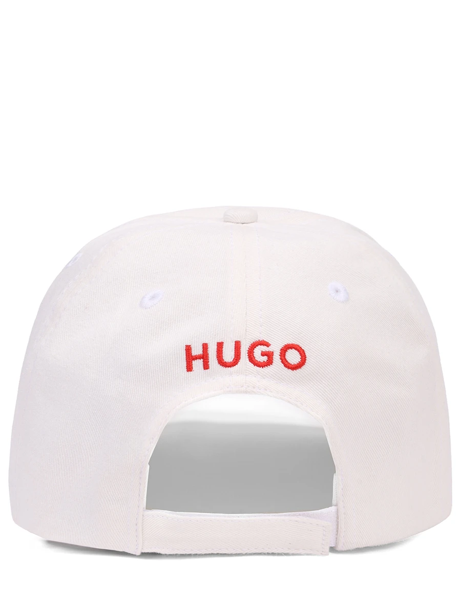 Бейсболка хлопковая HUGO 50533420/102 Белый  Фото 2