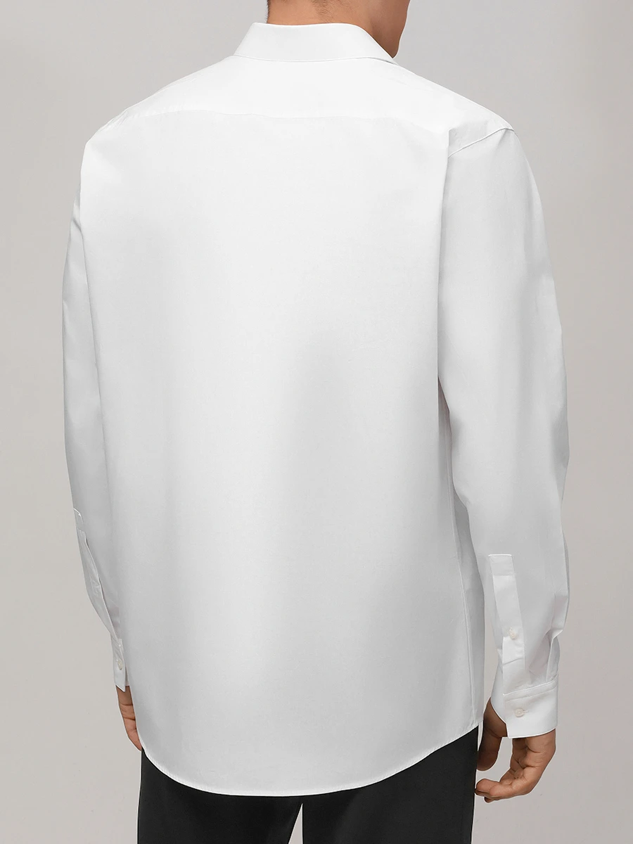 Рубашка Modern Fit хлопковая HUGO 50519812/199 Белый  Фото 3