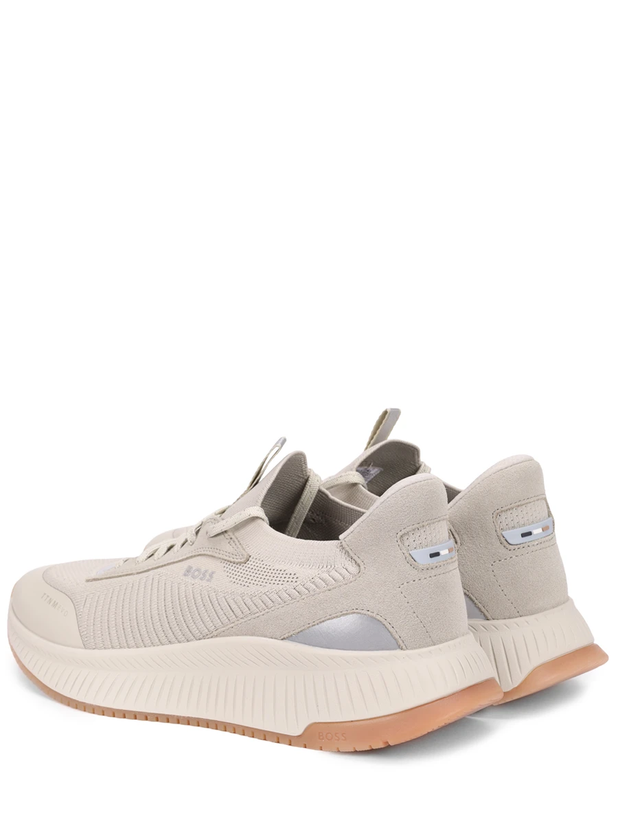 Кроссовки комбинированные TTNM EVO BOSS 50523113/270 Бежевый  Фото 4