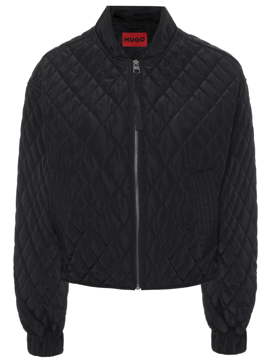 Бомбер стеганый HUGO 50541441/001 Черный 