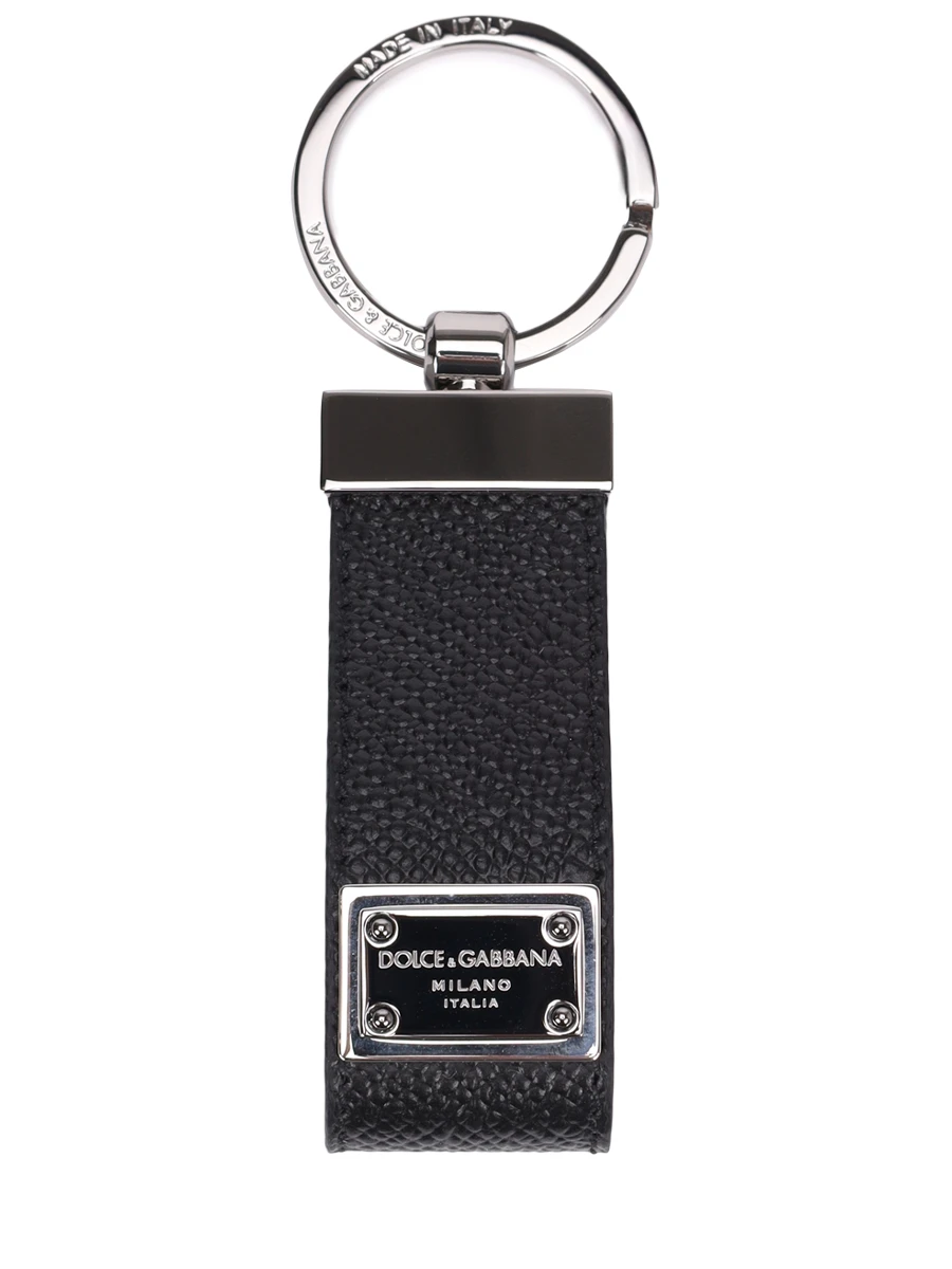 Брелок кожаный DOLCE & GABBANA BP1371 AG219 80999 Черный 