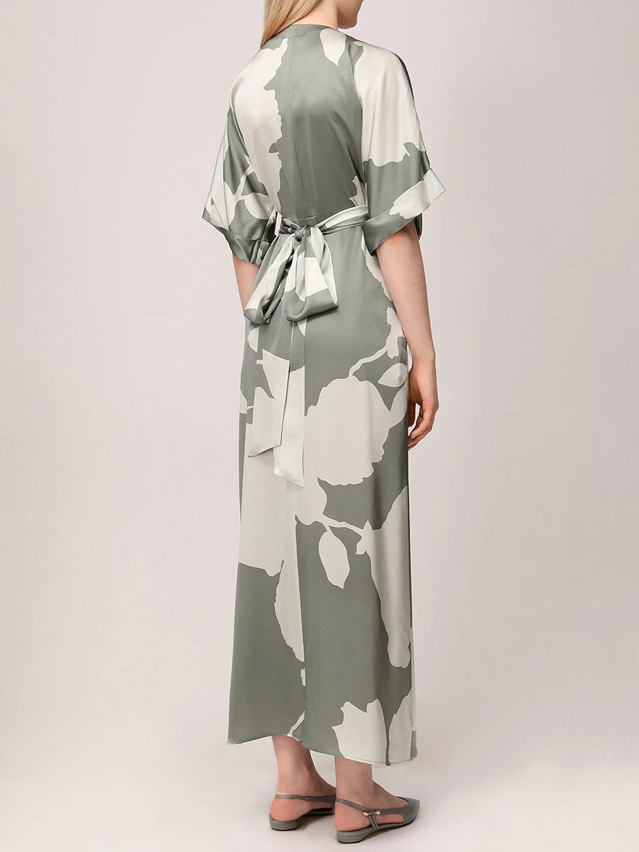 Платье шелковое ANTONELLI FIRENZE N6898 - 293C 320 Принт  Фото 3