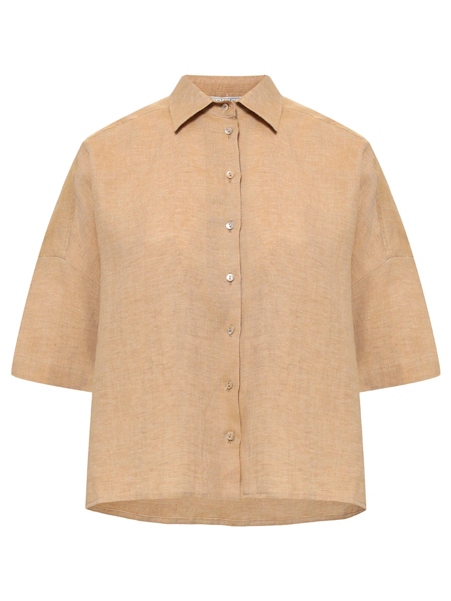Рубашка льняная ANTONELLI FIRENZE N2746 - 528 115 Бежевый 